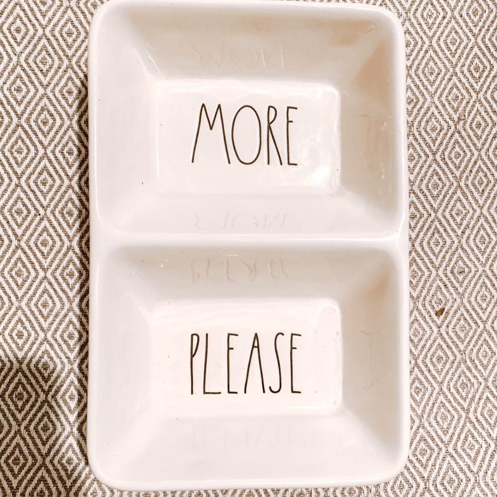 Rae Dunn more/please tray
